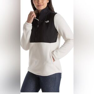 The North Face  Black and White Zip-Up Sweater